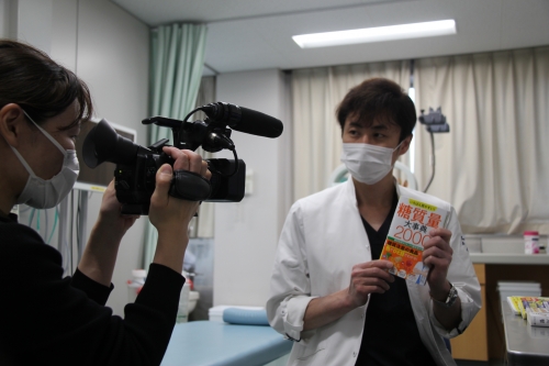 前川智ダイエット科部長がINC長野ケーブルテレビの取材を受けました(3/22)