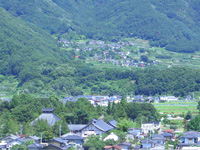 長国寺と東条地区の風景・夏