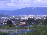 東条地区より眺める松代病院遠景