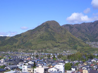 新緑の尼厳山