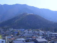 象山山頂は隠れた桜の名所