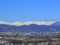 年の瀬の北アルプス