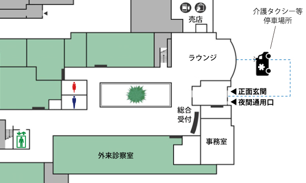 若穂病院1階