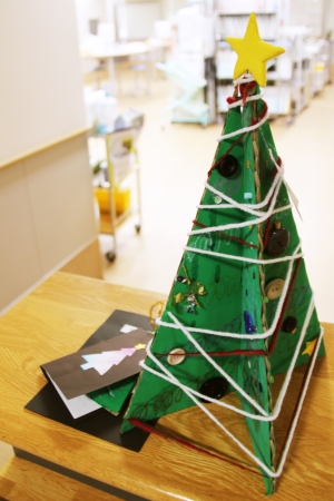 松代幼稚園の園児からクリスマスのプレゼントがありました!