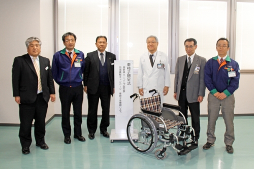 長野県A・コープより車椅子が寄贈されました