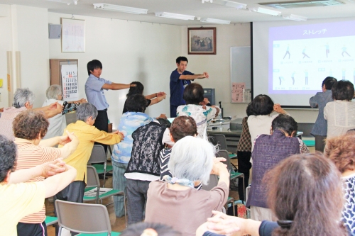 介護予防教室「いつまでも動けるからだづくり」を開催しました