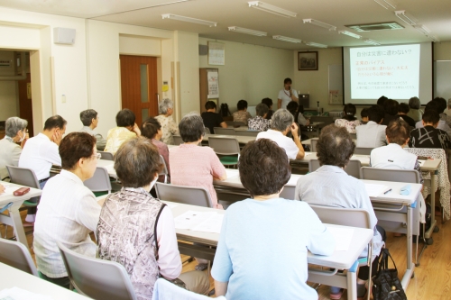介護者教室「私にもできる災害対策～高齢の方もこれで安心～」を開催しました
