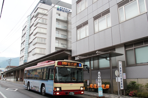 来院時の公共交通手段として屋代須坂線(屋代 ― 松代 ― 若穂 ― 須坂間)をご利用ください!