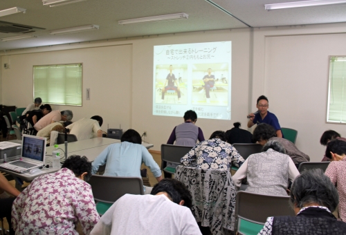 介護予防教室「生活を見つめ直そう その1」を開催しました