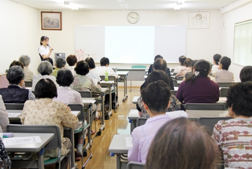 介護者教室「終末期ケアについて」を開催しました