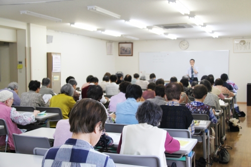 介護者教室『生涯現役人生をいきる』を開催しました