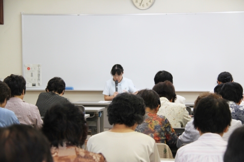 介護者教室『かくれ脱水について』を開催しました