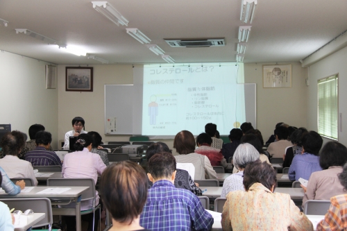 介護予防教室『コレステロールが高いと言われたら その1』を開催しました