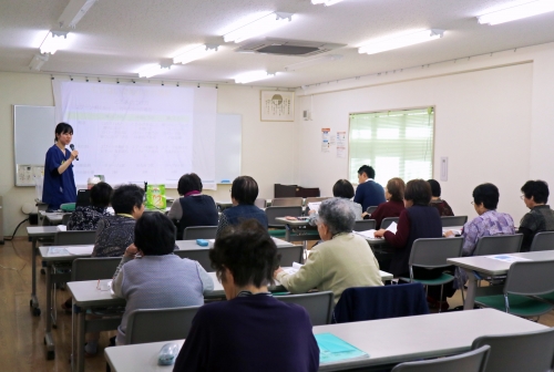 介護者教室『食事から学ぶ』を開催しました(10/23)
