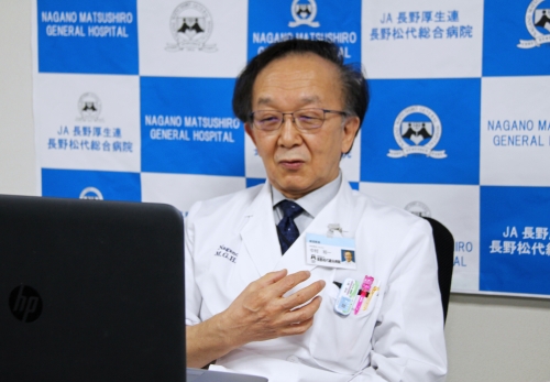 中村裕一統括院長がテレビ信州「ゆうがたGet！」の取材を受けました(1/20)