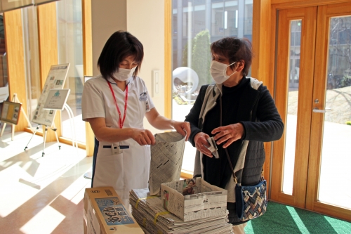 JAグリーン長野女性部松代総支部の皆様より寄贈品をいただきました(3/30)