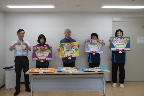 松代幼稚園様より「花の日」ポスターをいただきました(6/21)