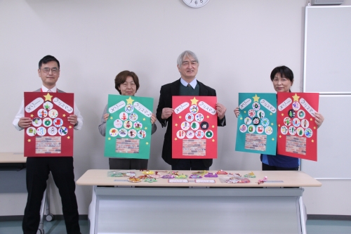 松代幼稚園の皆さんからクリスマスプレゼントをいただきました(12/8)