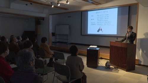 前川智ダイエット科部長が辰野町生活習慣病予防講演会で講演を行いました(2/15)