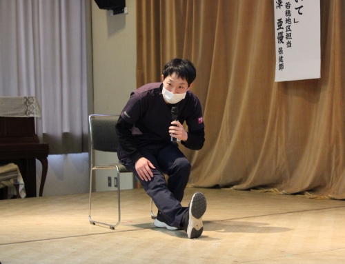 第35回若穂地域医療懇談会で当院職員が講演を行いました(2/20)