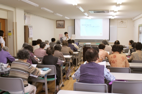 介護者・介護予防教室「病気のための食事 その1～減塩生活に取り組もう～」を開催しました