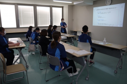 化学療法研修を修了しました(ラダーIII)(2/14)
