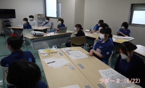 固定チームナーシング ラダー別研修を行いました(5/31・6/22・10/24・3/8)