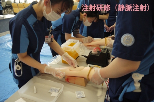 新人看護師ローテーション研修・集合研修を行いました