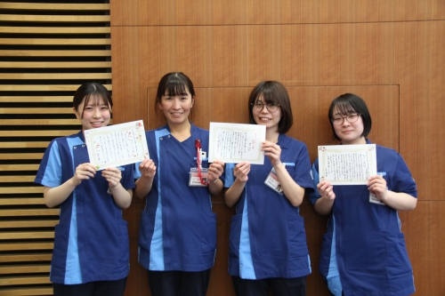新人看護職員1年振り返り研修会を行いました(3/12)