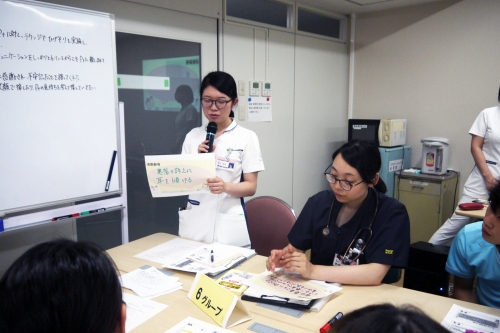 新人看護職員研修会(固定チームナーシング)を行いました