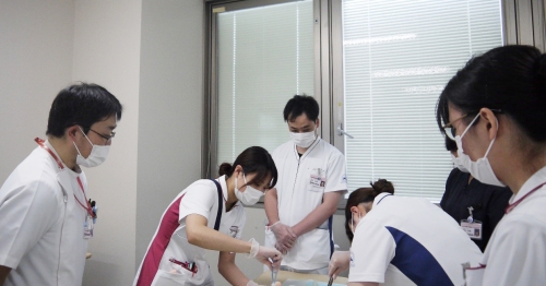 新人看護師を対象に膀胱留置カテーテル研修を行いました(6/30)