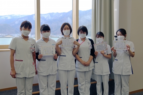 新人看護師1年振り返り研修会を行いました(3/23)